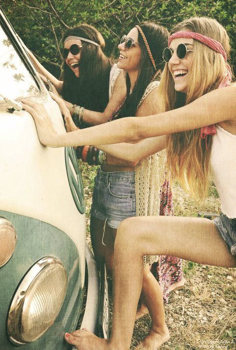 hippy stile occhiali da sole woodstock