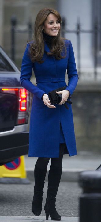 blue kate middleton cappotto - non si dice piacere