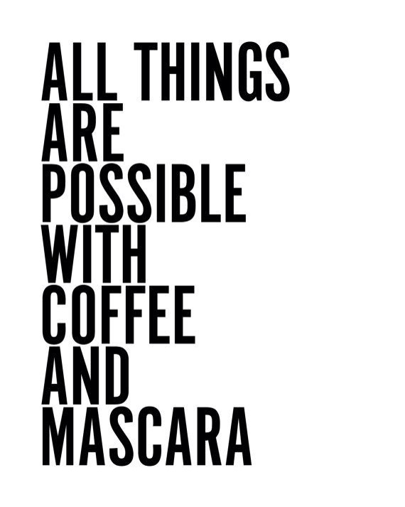 mascara caffee buongiorno inziare giornata beauty consigli