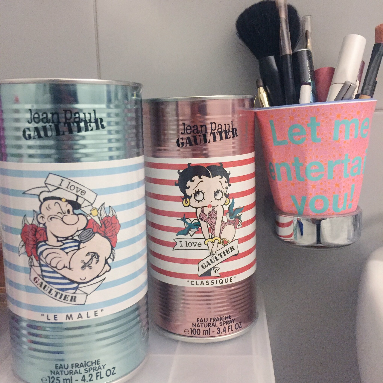 Jean Paul Gaultier - limited edition - estate 2016- Braccio di Ferro - Betty Boop- Classique - La male