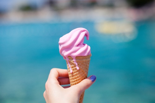 gelato sciogliersi mangiare estate must