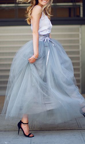 tulle -estate-come-indossarlo-stile- moda-adatto gonna