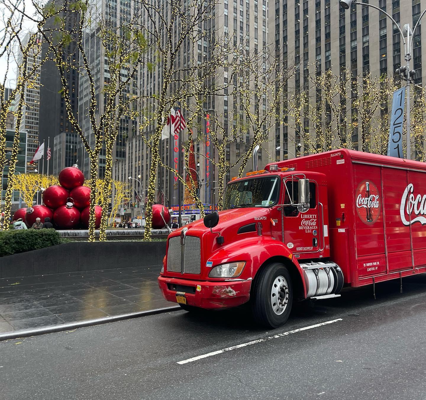 camion coca cola natale cosa fare new york periodo natalizio guida